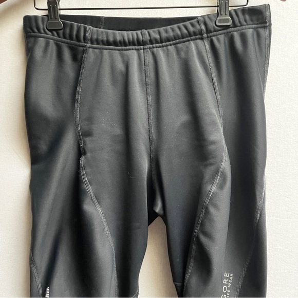 Gore Bike Wear windstopper Soft shell Fleece lined Athletic Leggings Sz L - Picture 6 of 14